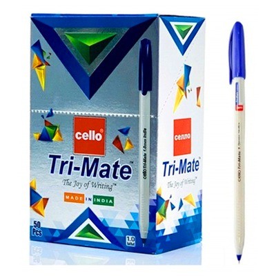 CELLO BALL PEN TRI-MATE 50PC/PKT